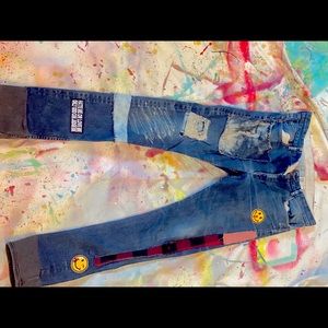 Custom kid jeans
